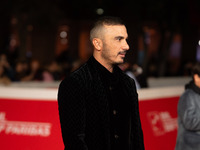 Francesco Di Leva attends the ''Nottefonda'' red carpet during the 19th Rome Film Festival at Auditorium Parco Della Musica in Rome, Italy,...