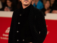 Francesco Di Leva attends the ''Nottefonda'' red carpet during the 19th Rome Film Festival at Auditorium Parco Della Musica in Rome, Italy,...