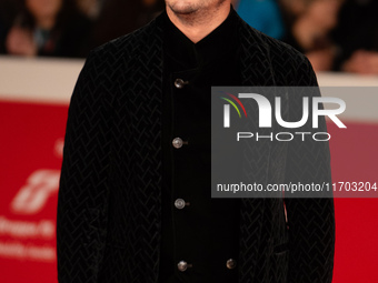 Francesco Di Leva attends the ''Nottefonda'' red carpet during the 19th Rome Film Festival at Auditorium Parco Della Musica in Rome, Italy,...