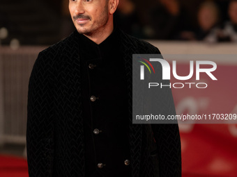 Francesco Di Leva attends the ''Nottefonda'' red carpet during the 19th Rome Film Festival at Auditorium Parco Della Musica in Rome, Italy,...