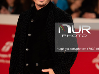 Francesco Di Leva attends the ''Nottefonda'' red carpet during the 19th Rome Film Festival at Auditorium Parco Della Musica in Rome, Italy,...