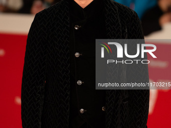 Francesco Di Leva attends the ''Nottefonda'' red carpet during the 19th Rome Film Festival at Auditorium Parco Della Musica in Rome, Italy,...