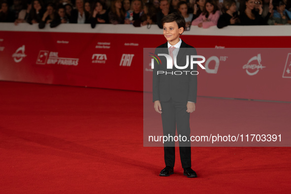 Pietro Serpi attends the ''Il Ragazzo Dai Pantaloni Rosa'' red carpet during the 19th Rome Film Festival at Auditorium Parco Della Musica in...