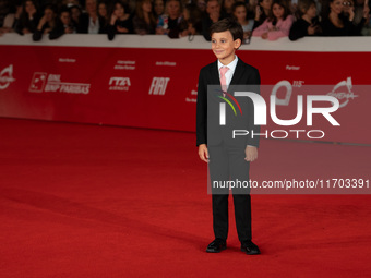 Pietro Serpi attends the ''Il Ragazzo Dai Pantaloni Rosa'' red carpet during the 19th Rome Film Festival at Auditorium Parco Della Musica in...