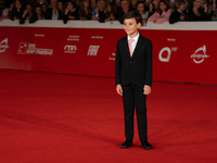 Pietro Serpi attends the ''Il Ragazzo Dai Pantaloni Rosa'' red carpet during the 19th Rome Film Festival at Auditorium Parco Della Musica in...