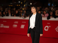 Teresa Manes attends the ''Il Ragazzo Dai Pantaloni Rosa'' red carpet during the 19th Rome Film Festival at Auditorium Parco Della Musica in...