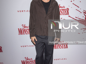 Tyler Lain attends the ''Your Monster'' New York premiere at Metrograph in New York City, USA, on October 24, 2024. (