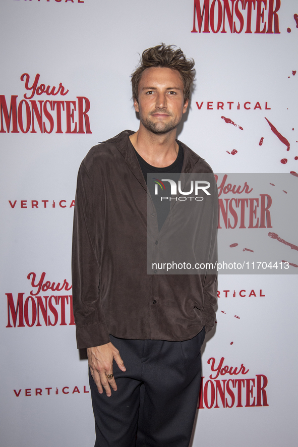 Tyler Lain attends the ''Your Monster'' New York premiere at Metrograph in New York City, USA, on October 24, 2024. 