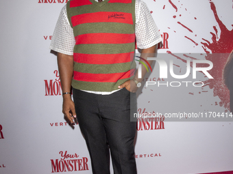 Thaddeus Coates attends the ''Your Monster'' New York premiere at Metrograph in New York City, USA, on October 24, 2024. (