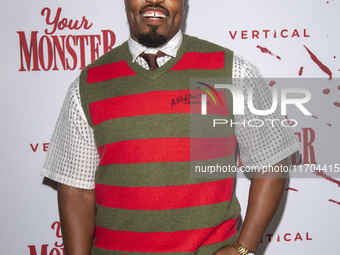 Thaddeus Coates attends the ''Your Monster'' New York premiere at Metrograph in New York City, USA, on October 24, 2024. (