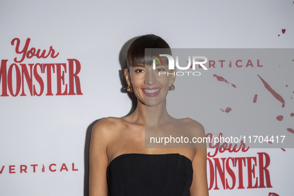 Katya Tolstova attends the ''Your Monster'' New York premiere at Metrograph in New York City, USA, on October 24, 2024. 