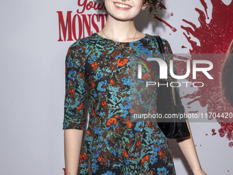 Lachlan Watson attends the ''Your Monster'' New York premiere at Metrograph in New York City, USA, on October 24, 2024. (