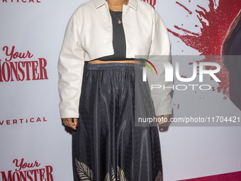 Daysha Broadway attends the ''Your Monster'' New York premiere at Metrograph in New York City, USA, on October 24, 2024. (