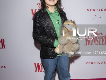 Alonzo Lozano attends the ''Your Monster'' New York premiere at Metrograph in New York City, USA, on October 24, 2024. (