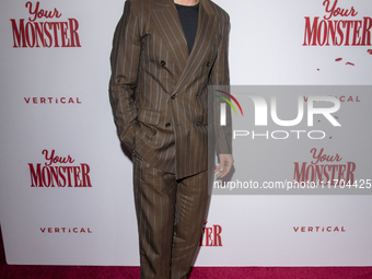 Edmund Donovan attends the ''Your Monster'' New York premiere at Metrograph in New York City, USA, on October 24, 2024. (