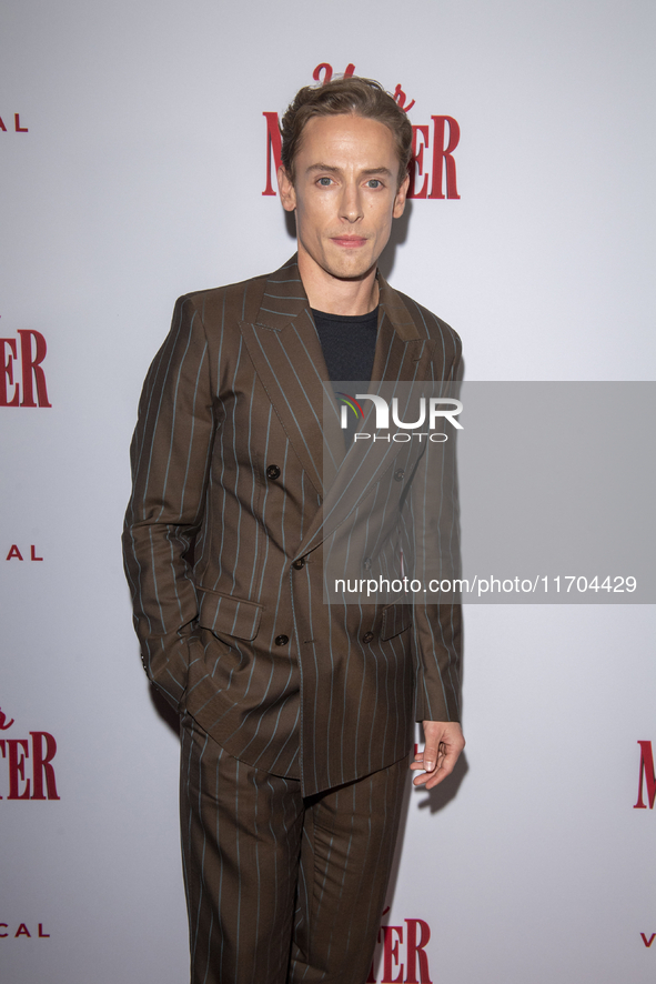 Edmund Donovan attends the ''Your Monster'' New York premiere at Metrograph in New York City, USA, on October 24, 2024. 