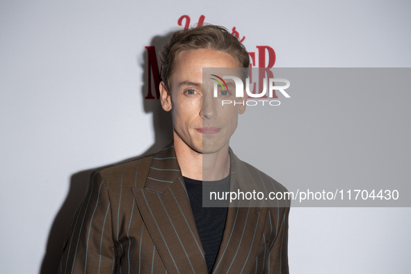 Edmund Donovan attends the ''Your Monster'' New York premiere at Metrograph in New York City, USA, on October 24, 2024. 