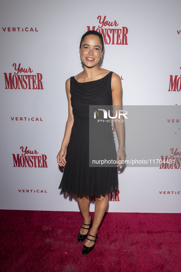 Juliana Canfield attends the ''Your Monster'' New York premiere at Metrograph in New York City, USA, on October 24, 2024. 