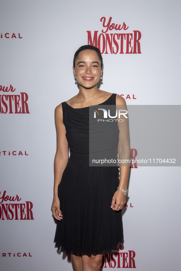 Juliana Canfield attends the ''Your Monster'' New York premiere at Metrograph in New York City, USA, on October 24, 2024. 