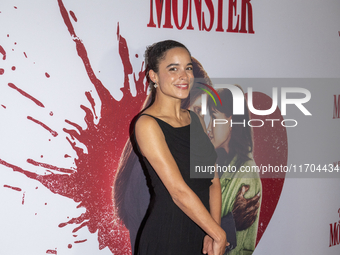 Juliana Canfield attends the ''Your Monster'' New York premiere at Metrograph in New York City, USA, on October 24, 2024. (