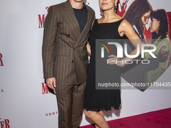 Edmund Donovan and Juliana Canfield attend the ''Your Monster'' New York premiere at Metrograph in New York City, USA, on October 24, 2024....