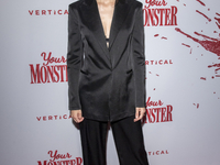 Caroline Lindy attends the ''Your Monster'' New York premiere at Metrograph in New York City, USA, on October 24, 2024. (