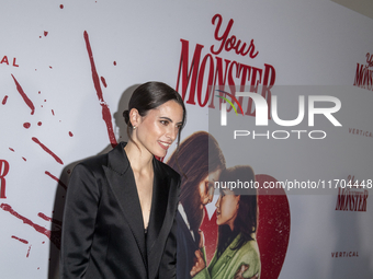 Caroline Lindy attends the ''Your Monster'' New York premiere at Metrograph in New York City, USA, on October 24, 2024. (