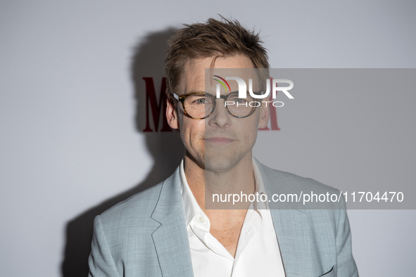 Tommy Dewey attends the ''Your Monster'' New York premiere at Metrograph in New York City, USA, on October 24, 2024. 