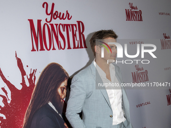 Tommy Dewey attends the ''Your Monster'' New York premiere at Metrograph in New York City, USA, on October 24, 2024. (