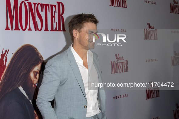 Tommy Dewey attends the ''Your Monster'' New York premiere at Metrograph in New York City, USA, on October 24, 2024. 