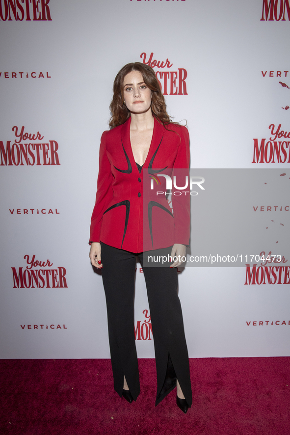 Kayla Foster attends the ''Your Monster'' New York premiere at Metrograph in New York City, USA, on October 24, 2024. 