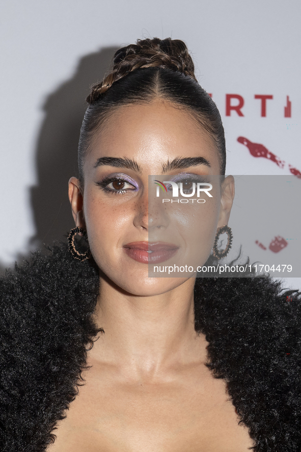 Melissa Barrera attends the ''Your Monster'' New York premiere at Metrograph in New York City, USA, on October 24, 2024. 