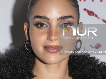 Melissa Barrera attends the ''Your Monster'' New York premiere at Metrograph in New York City, USA, on October 24, 2024. (