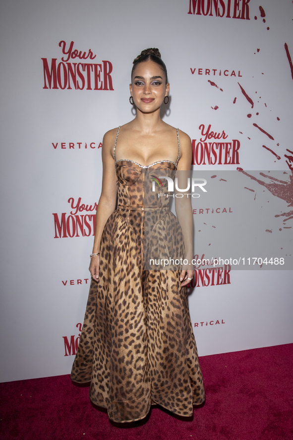 Melissa Barrera attends the ''Your Monster'' New York premiere at Metrograph in New York City, USA, on October 24, 2024. 