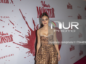 Melissa Barrera attends the ''Your Monster'' New York premiere at Metrograph in New York City, USA, on October 24, 2024. (