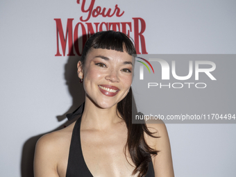 Megan Masako Haley attends the ''Your Monster'' New York premiere at Metrograph in New York, USA, on October 24, 2024. (