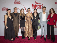 Megan Masako Haley, Edmund Donovan, Meghann Fahy, Melissa Barrera, Caroline Lindy, Tommy Dewey, and Kayla Foster attend the ''Your Monster''...