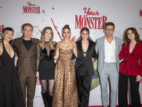 Megan Masako Haley, Edmund Donovan, Meghann Fahy, Melissa Barrera, Caroline Lindy, Tommy Dewey, and Kayla Foster attend the ''Your Monster''...