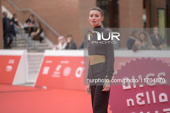 Giulia Maenza attends the ''The Bad Guy - Seconda Stagione'' photocall during the 22nd Alice Nella Citta at Auditorium Parco Della Musica in...