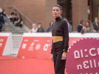 Giulia Maenza attends the ''The Bad Guy - Seconda Stagione'' photocall during the 22nd Alice Nella Citta at Auditorium Parco Della Musica in...