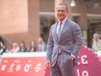 Stefano Accorsi attends the ''The Bad Guy - Seconda Stagione'' photocall during the 22nd Alice Nella Citta at Auditorium Parco Della Musica...