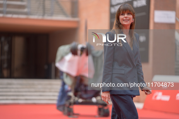 Claudia Pandolfi attends the ''The Bad Guy - Seconda Stagione'' photocall during the 22nd Alice Nella Citta at Auditorium Parco Della Musica...