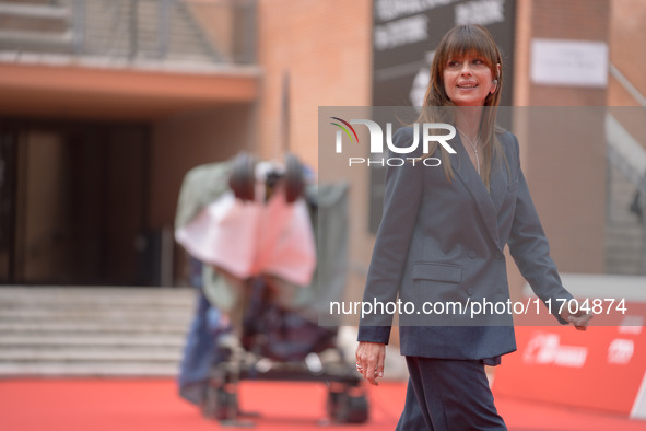 Claudia Pandolfi attends the ''The Bad Guy - Seconda Stagione'' photocall during the 22nd Alice Nella Citta at Auditorium Parco Della Musica...