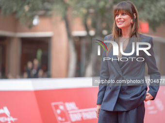 Claudia Pandolfi attends the ''The Bad Guy - Seconda Stagione'' photocall during the 22nd Alice Nella Citta at Auditorium Parco Della Musica...