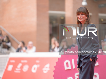 Claudia Pandolfi attends the ''The Bad Guy - Seconda Stagione'' photocall during the 22nd Alice Nella Citta at Auditorium Parco Della Musica...