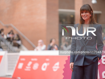 Claudia Pandolfi attends the ''The Bad Guy - Seconda Stagione'' photocall during the 22nd Alice Nella Citta at Auditorium Parco Della Musica...