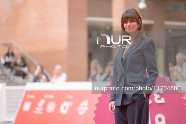 Claudia Pandolfi attends the ''The Bad Guy - Seconda Stagione'' photocall during the 22nd Alice Nella Citta at Auditorium Parco Della Musica...