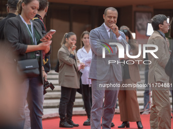 Stefano Accorsi attends the ''The Bad Guy - Seconda Stagione'' photocall during the 22nd Alice Nella Citta at Auditorium Parco Della Musica...