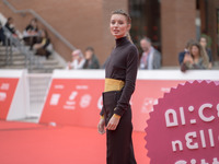 Giulia Maenza attends the ''The Bad Guy - Seconda Stagione'' photocall during the 22nd Alice Nella Citta at Auditorium Parco Della Musica in...