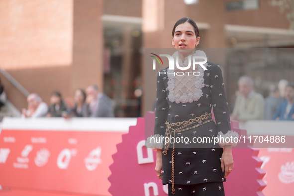 Selene Caramazza attends the ''The Bad Guy - Seconda Stagione'' photocall during the 22nd Alice Nella Citta at Auditorium Parco Della Musica...